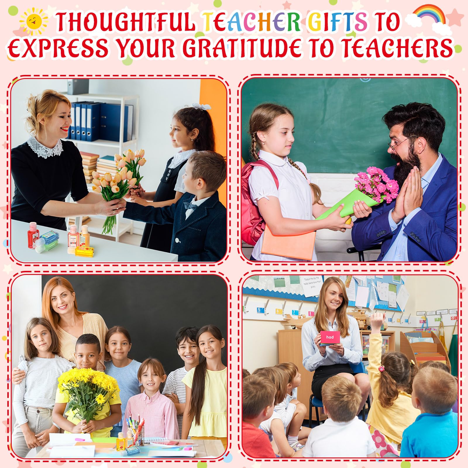 24 Pack Mini Hand Sanitizer Bulk Teacher End of Year Gifts for Student Scented Hand Sanitizer Travel Size 1oz First Day Back to School Party Supplies Employee Appreciation Gifts for Staff Coworker - Image 6