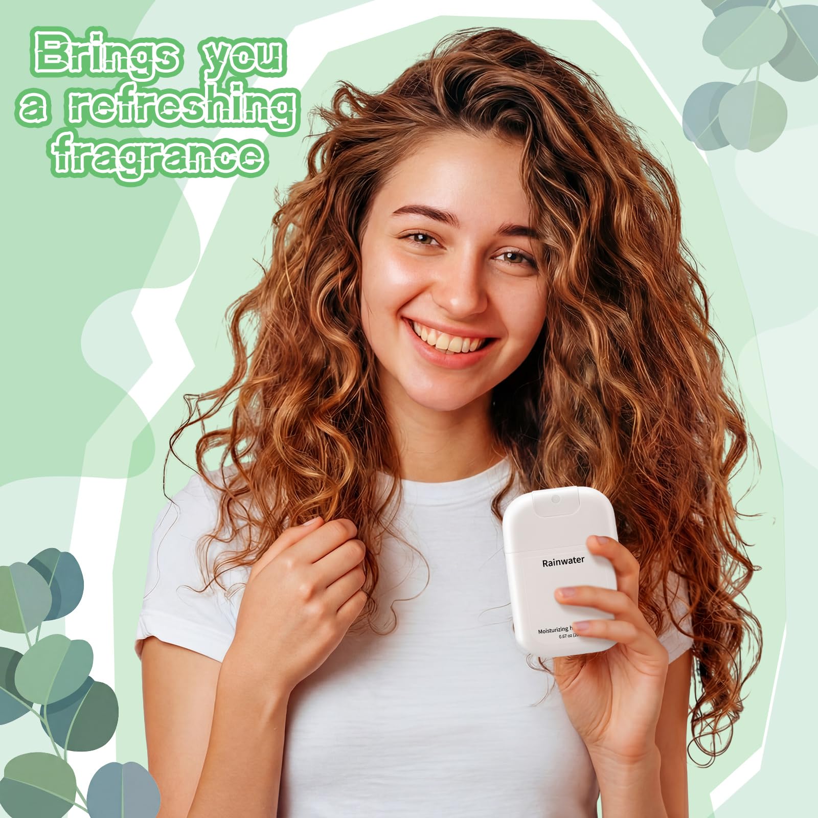 Frienda Mist Hand Sanitizer Spray with Keychain Mini Hand Sanitizer Bulk 1oz Travel Size Employee Appreciation Gift Scent Variety Pack for Backpack Team Gift for Coworker (White,Fresh) - Image 4