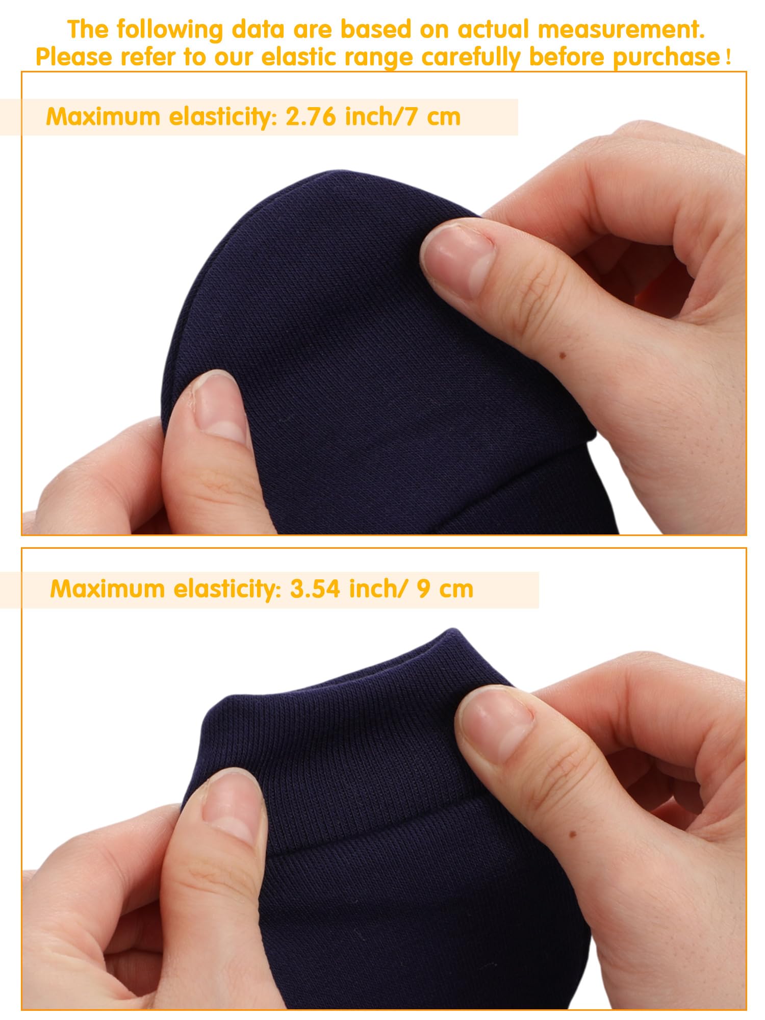 Geyoga 12 Pieces Newborn Hat Mittens Gloves Set Baby Boys Girls Cotton Baby Beanie for 0-12 Months - Image 7